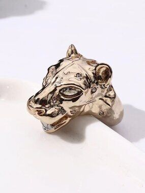 Alexis Bittar Lion Head Ring Size 7